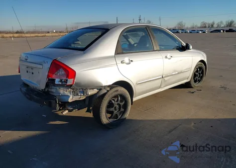 2009 Kia Spectra Lx from USA, damaged, VIN KNAFE221495632039